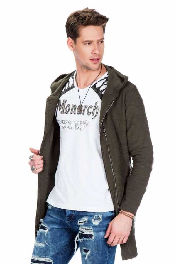 Sudadera con capucha de hombre Cipo &amp; Baxx GOLDFIELD CL459