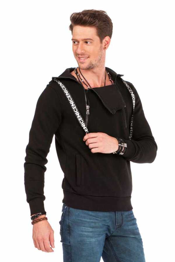 Sudadera con capucha de hombre Cipo &amp; Baxx GOLDFIELD CL459