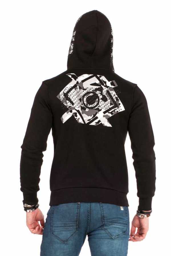 Sudadera con capucha de hombre Cipo &amp; Baxx GOLDFIELD CL459