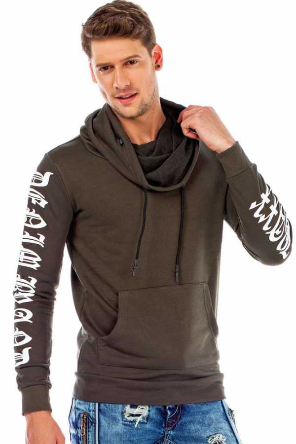 Sudadera con capucha de hombre Cipo &amp; Baxx GOLDFIELD CL459