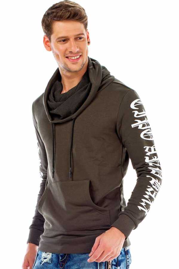 Sudadera con capucha de hombre Cipo &amp; Baxx GOLDFIELD CL459