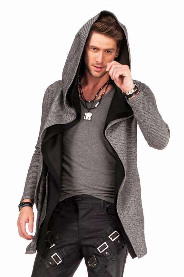 Cipo &amp; Baxx FARO men's hooded sweatshirt jacket CL309