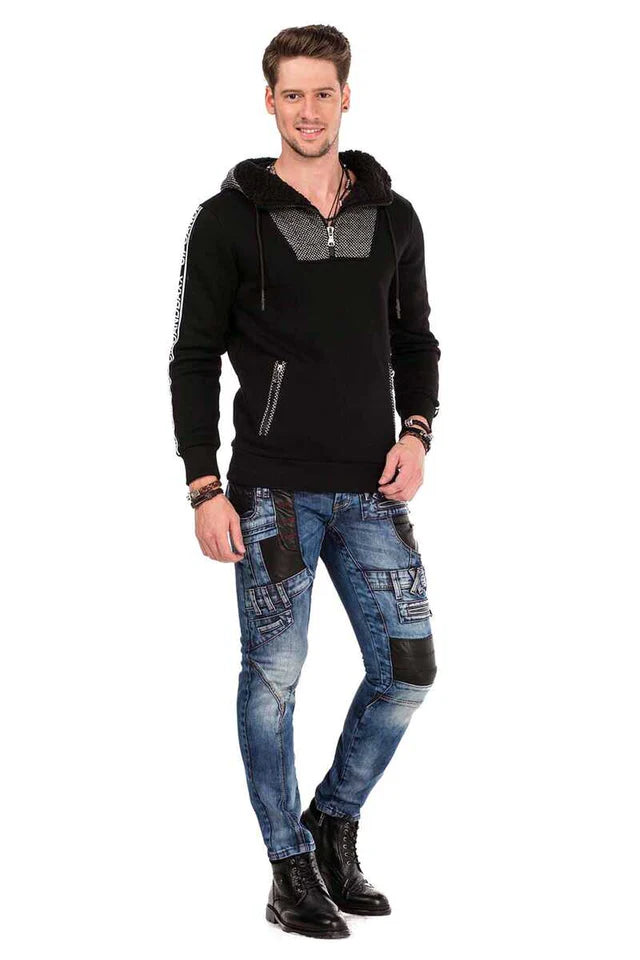 Cipo & Baxx FOIX Herren Kapuzen Sweatshirt CL311