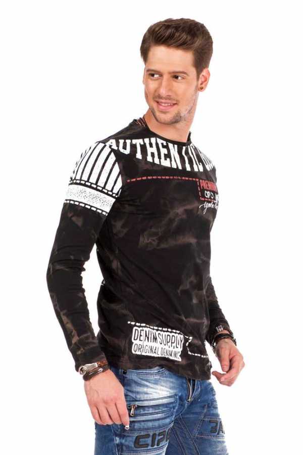 Sudadera con capucha de hombre Cipo &amp; Baxx GOLDFIELD CL459