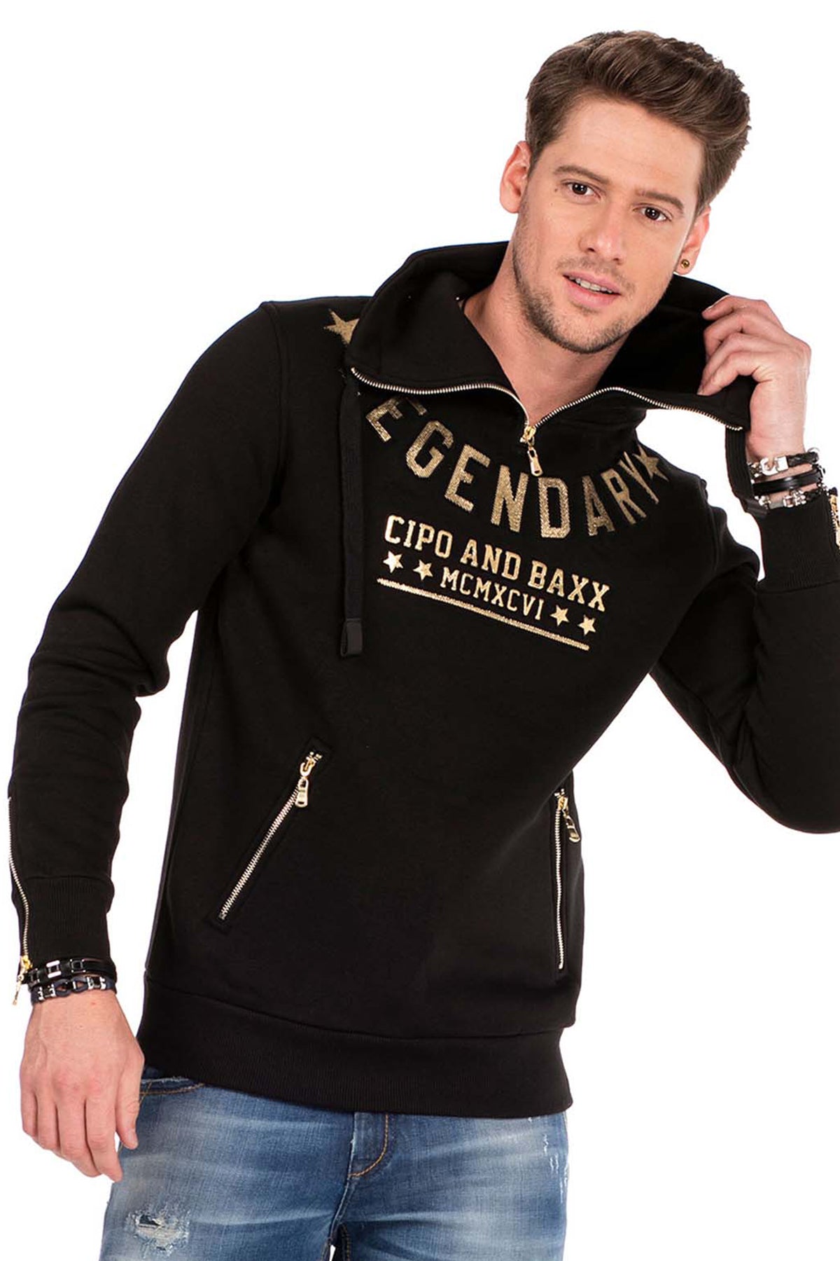 Cipo & Baxx ELIO Herren Sweatshirt CL324