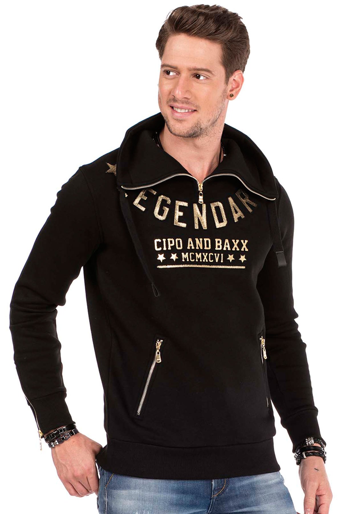 Cipo & Baxx ELIO Herren Sweatshirt CL324