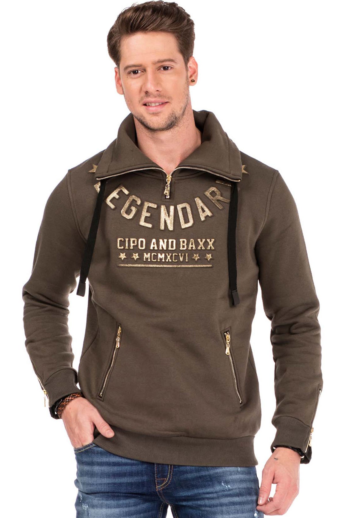 Cipo & Baxx LEANDRO Herren Sweatshirt CL324