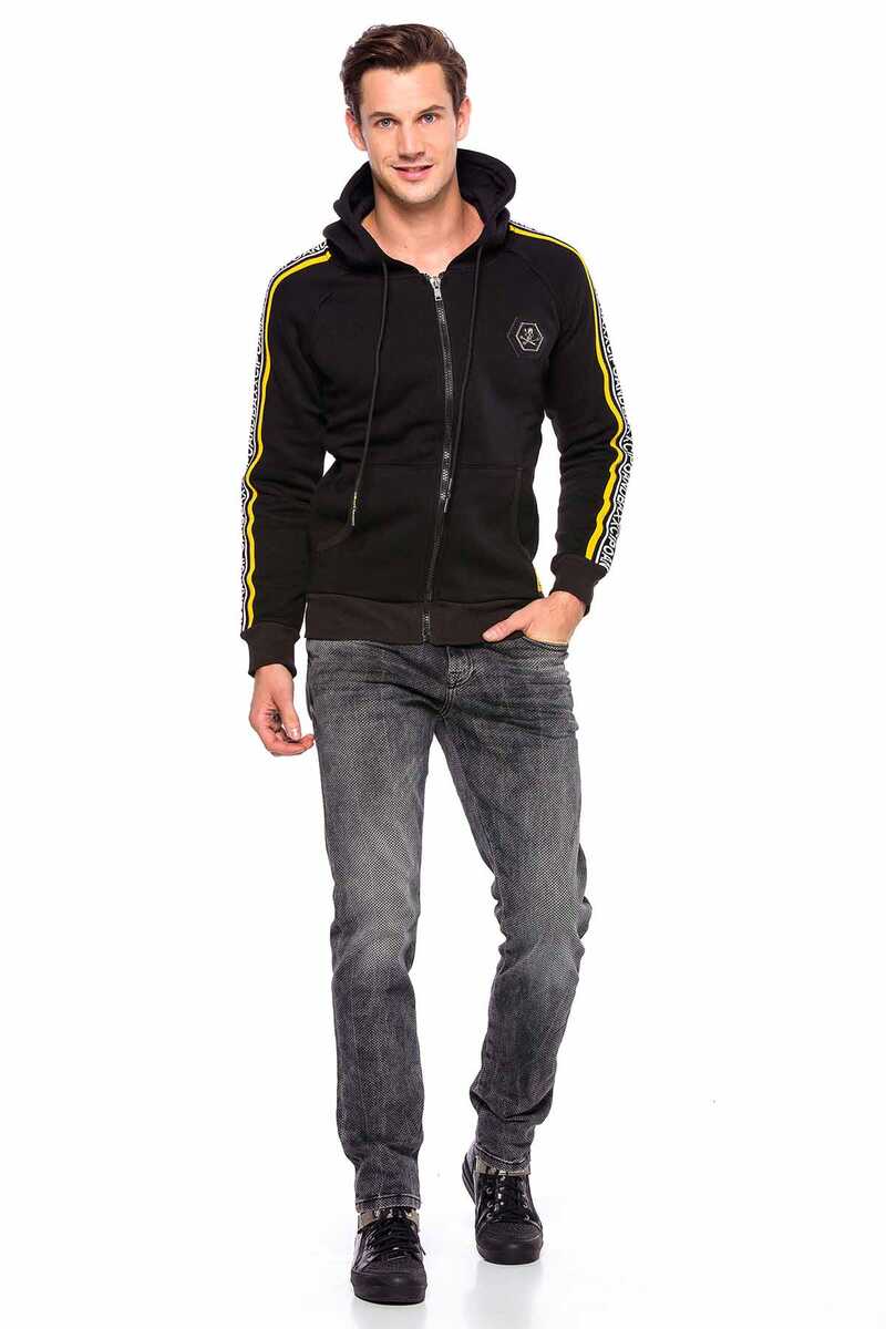 Sudadera con capucha de hombre Cipo &amp; Baxx GOLDFIELD CL459