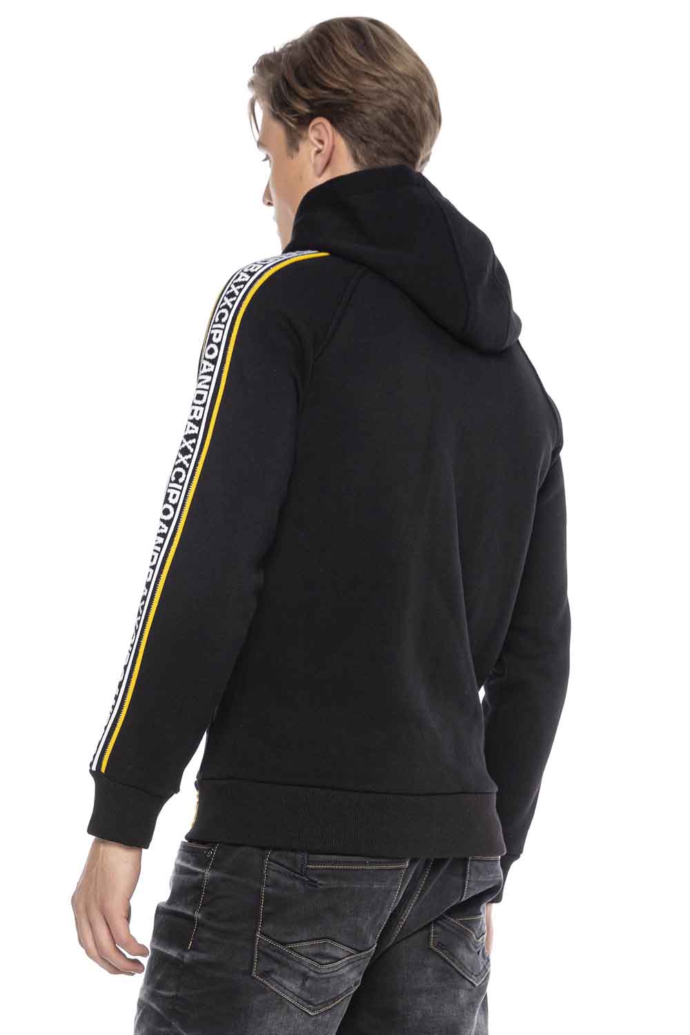 Sudadera con capucha de hombre Cipo &amp; Baxx GOLDFIELD CL459