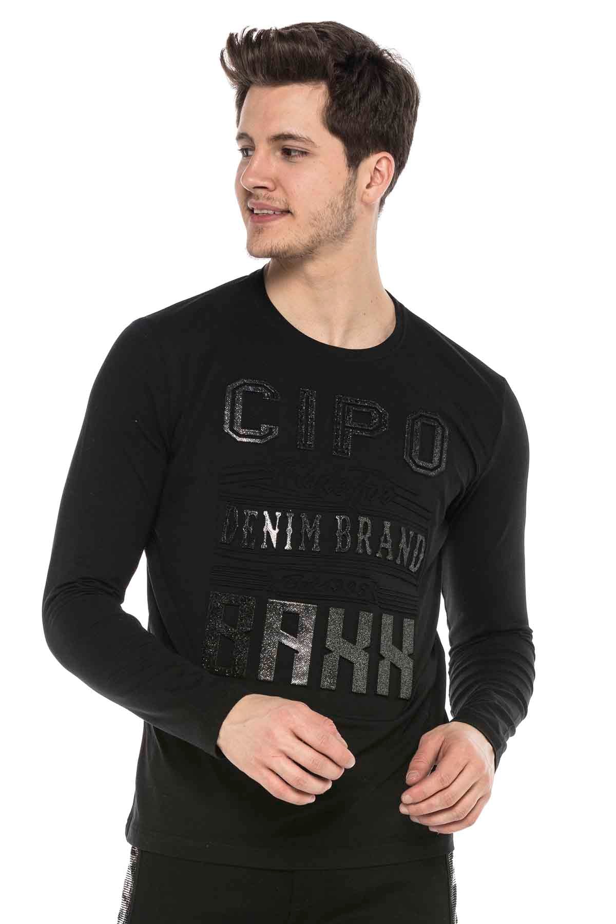 Sudadera con capucha de hombre Cipo &amp; Baxx GOLDFIELD CL459