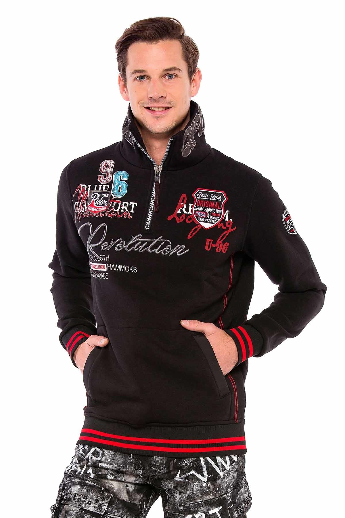 Sudadera hombre Cipo &amp; Baxx PEAK CL366