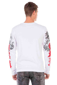 Cipo & Baxx BOSCO Herren Shirt CL450 white
