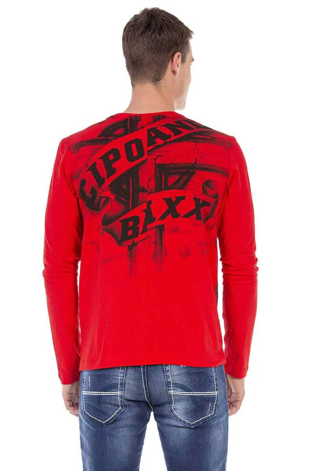 Cipo & Baxx RAMON Herren Shirt red CL452