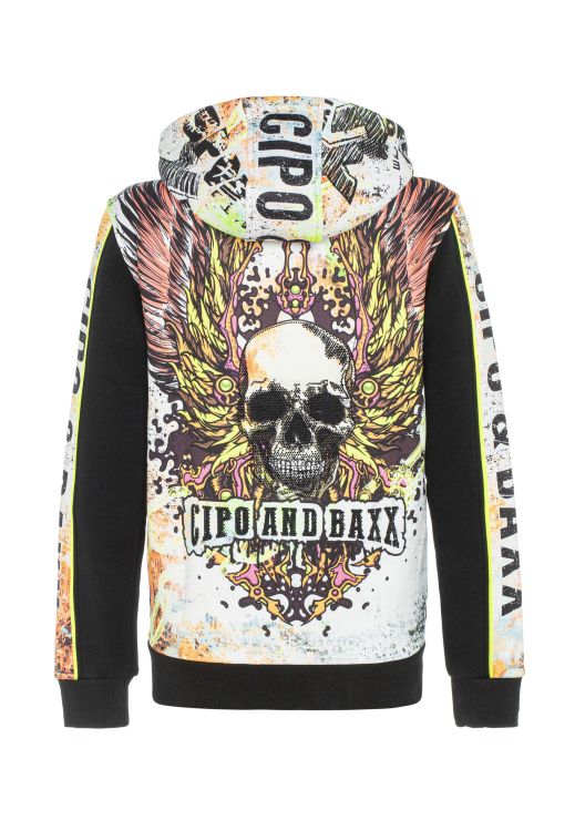 Sudadera con capucha Cipo &amp; Baxx WARRIORS hombre CL458