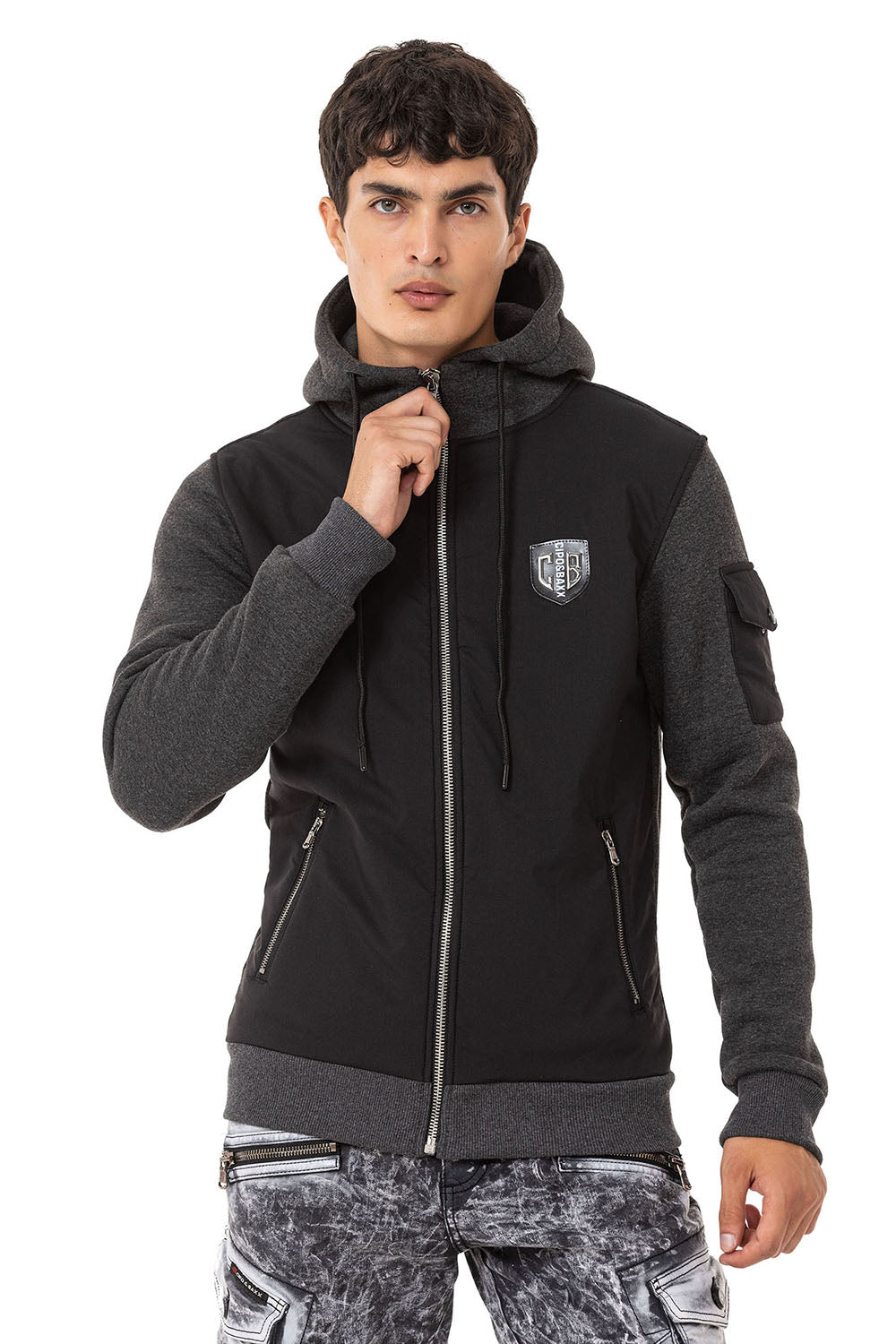 Cipo &amp; Baxx IGOR men's hooded sweatshirt CL552