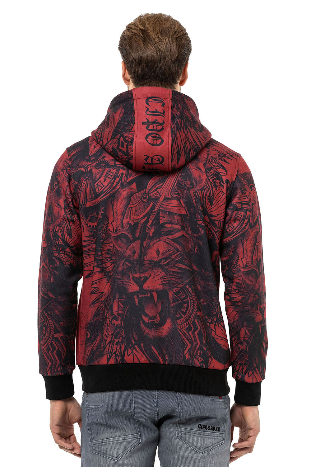 Sudadera con capucha de hombre Cipo &amp; Baxx ANTRA CL529