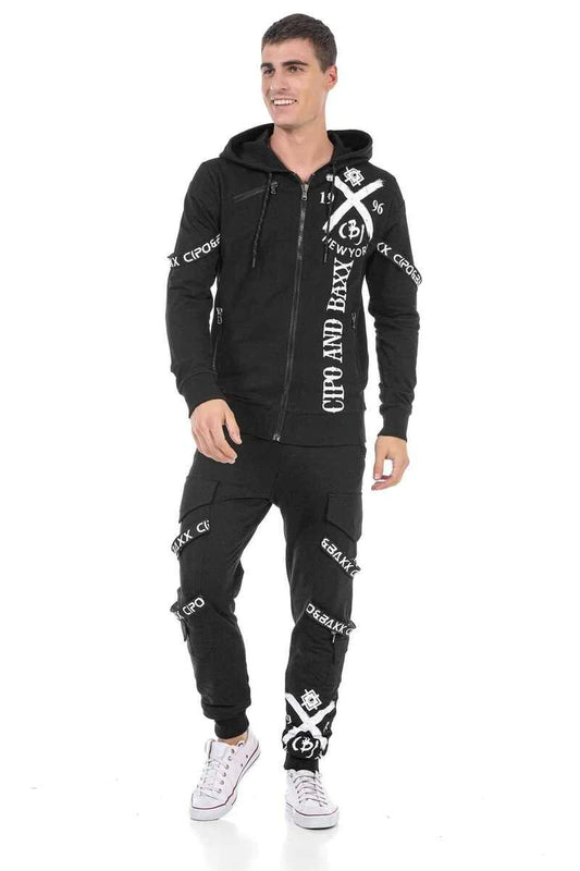 Cipo &amp; Baxx BRENTWOOD Sudadera de chándal para hombre + pantalón de chándal CLR142