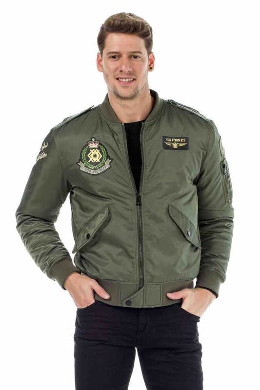 Cipo &amp; Baxx STORM men's flight jacket CM133