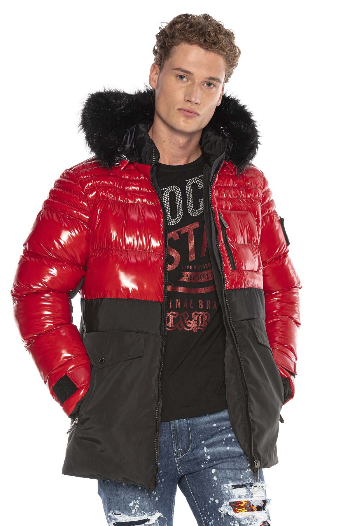 Cipo & Baxx TORO Herren Parkerjacke CM166