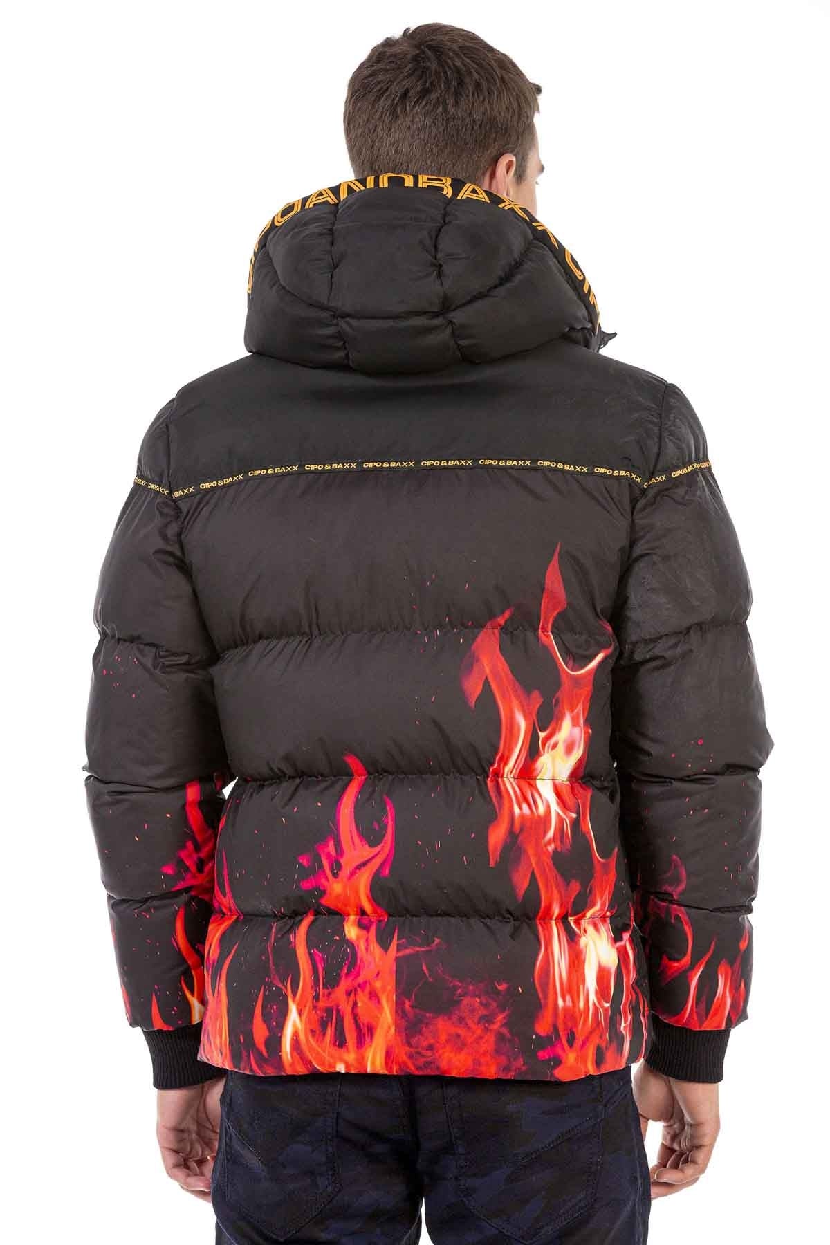 Cipo & Baxx FIRE Herren Bomberjacke CM181