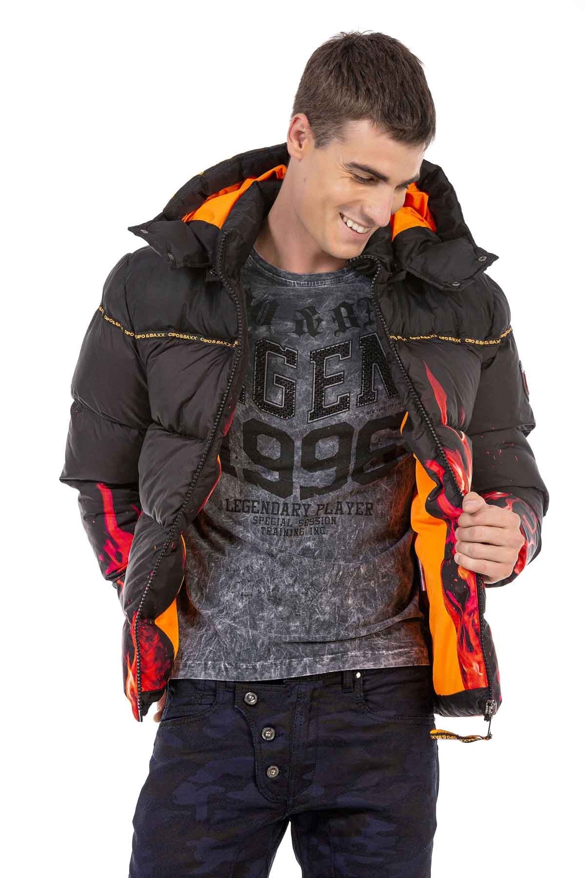 Cipo & Baxx FIRE Herren Bomberjacke CM181