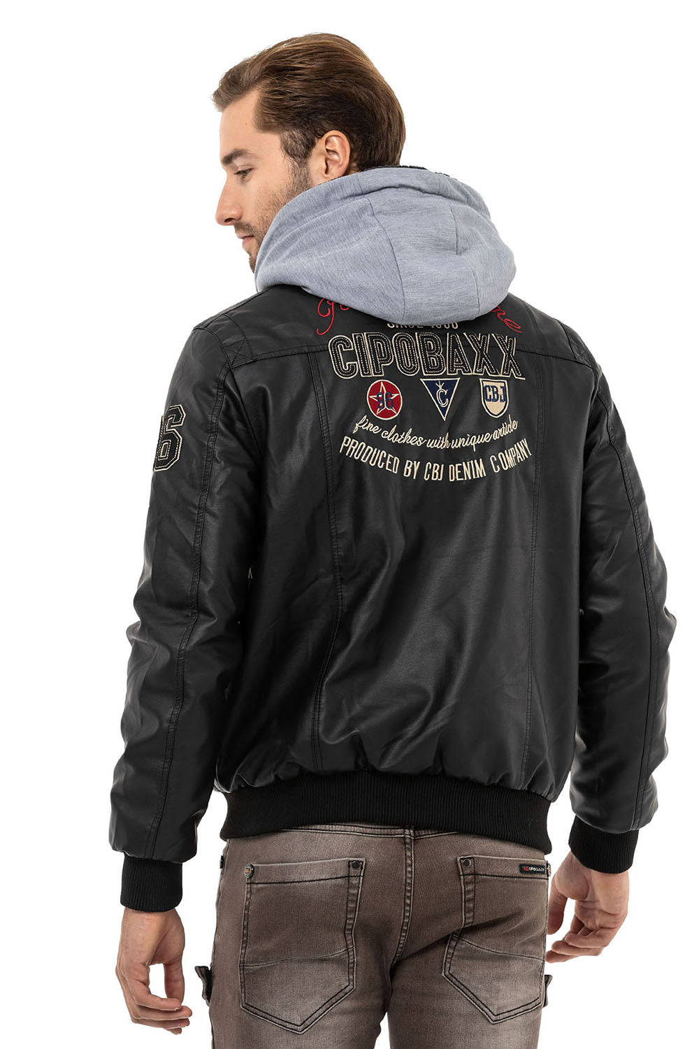 Cipo &amp; Baxx BLACKPOOL Chaqueta vaquera para hombre Chaleco Denim CJ155