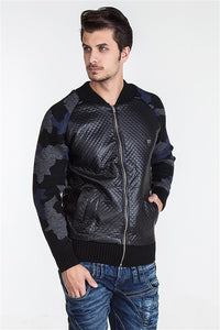 Cipo & Baxx MOON Herren Biker Leder Jacke CP106