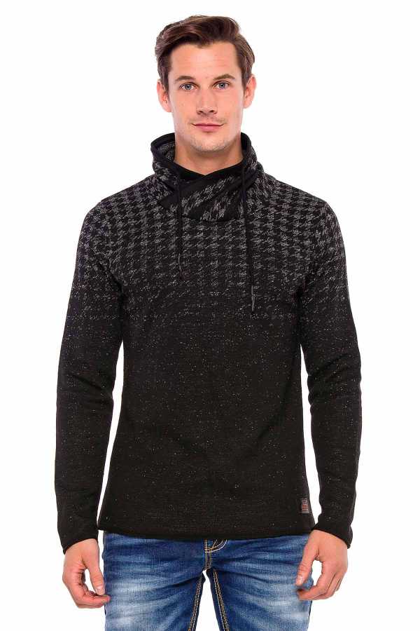 Cipo &amp; Baxx ODESA men's sweater black CP198