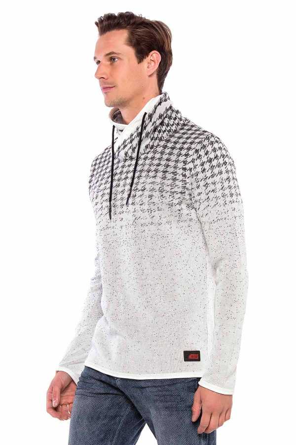 Cipo &amp; Baxx ODESA men's sweater white CP198