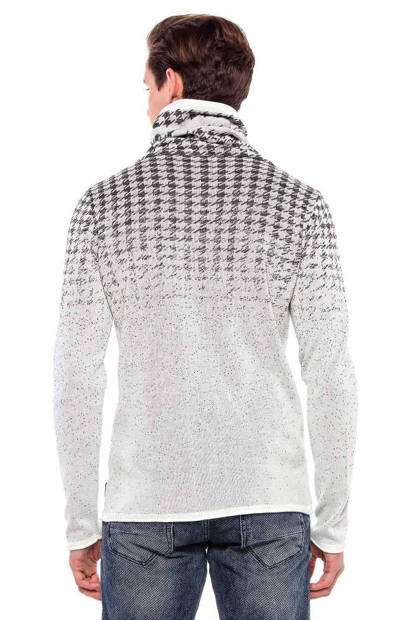 Cipo & Baxx ODESA Herren Pullover white CP198