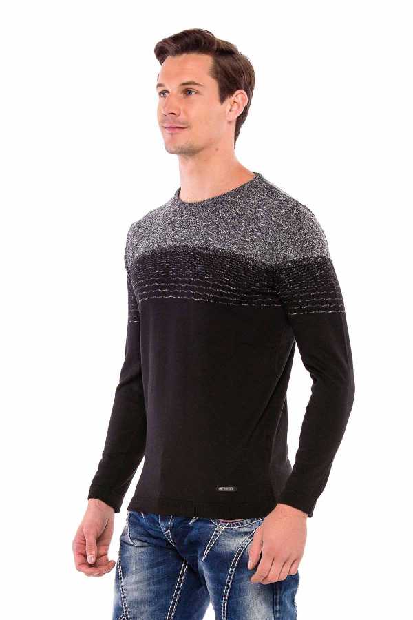 Cipo &amp; Baxx ALAMY men's sweater white CP200