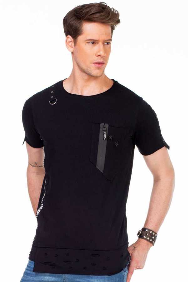 Cipo &amp; Baxx NOID Men's T-Shirt black CT366