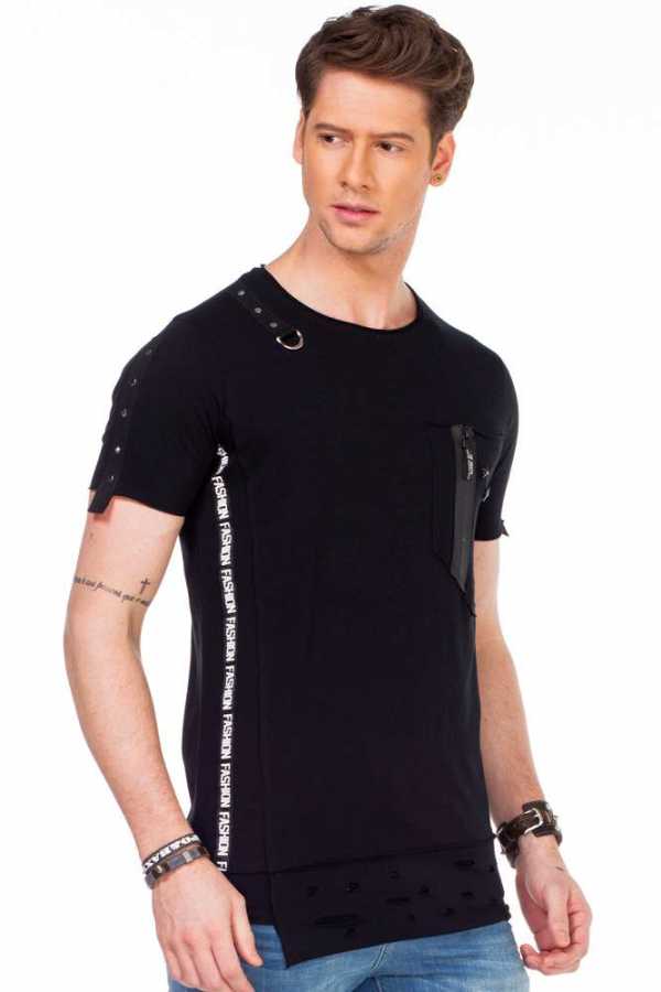 Camiseta hombre Cipo &amp; Baxx KNIGHT CT546 negro