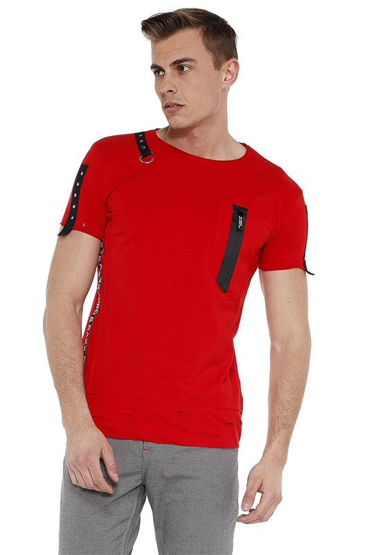 Camiseta hombre Cipo &amp; Baxx KNIGHT CT546 negro