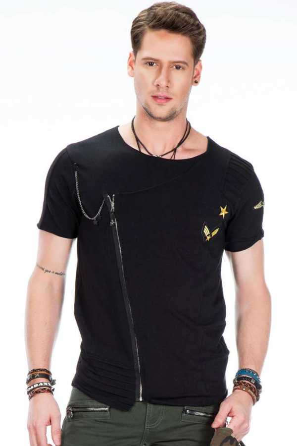 Cipo &amp; Baxx HERMAN Men's T-Shirt black CT367