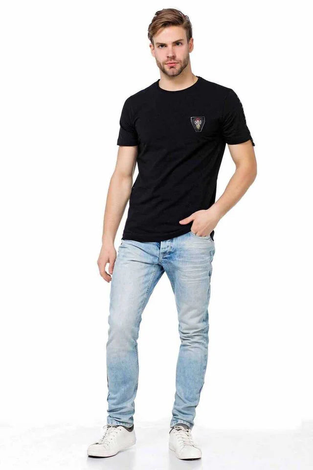 Cipo & Baxx PENTAX Herren T-Shirt black CT368