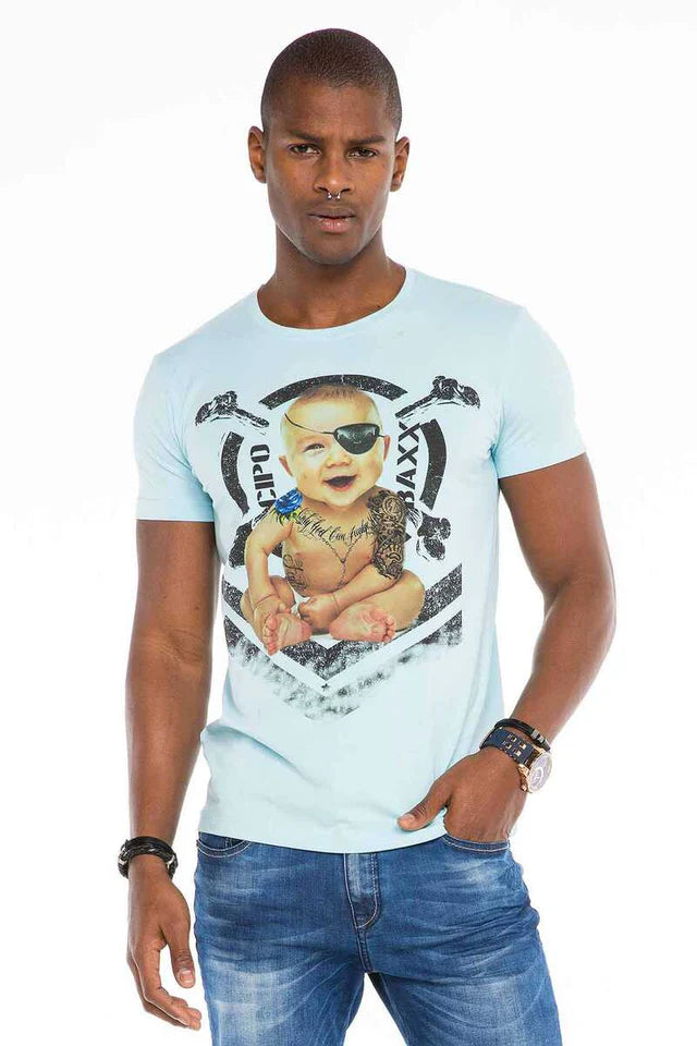 Cipo &amp; Baxx RICHARD Men's T-Shirt CT599