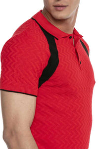 Cipo & Baxx ONER Herren Polo T-Shirt CT652 red