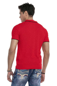 Cipo & Baxx ONER Herren Polo T-Shirt CT652 red
