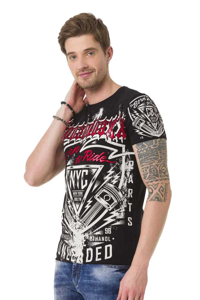 Cipo & Baxx KOSMIN Herren T-Shirt CT681