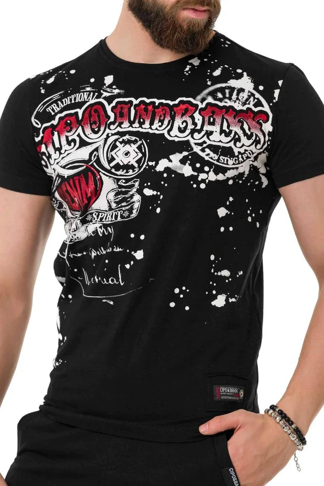 Cipo &amp; Baxx CHE Camiseta Hombre CT710