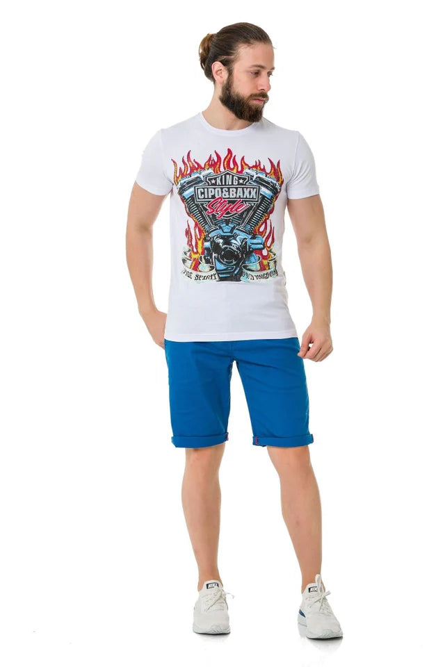 Cipo &amp; Baxx RON Camiseta Hombre CT728