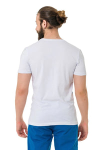 Cipo & Baxx KING white Herren T-Shirt CT763