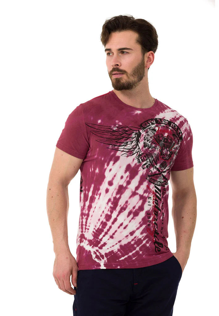 Cipo & Baxx SPEED red Herren T-Shirt CT769