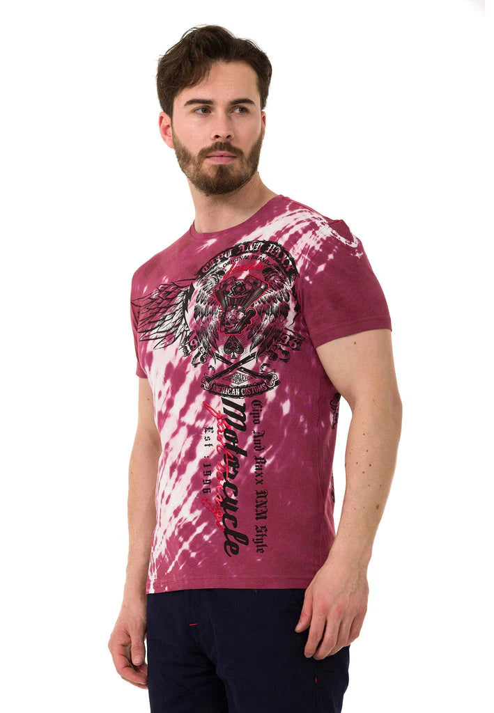 Camiseta Cipo &amp; Baxx KING negra hombre CT763