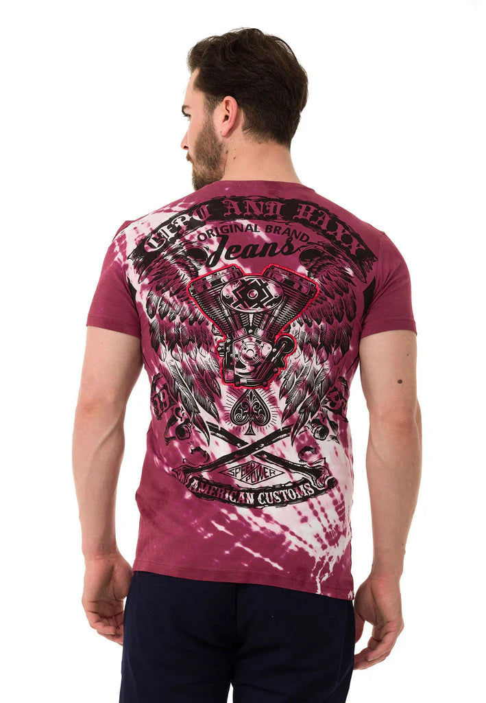 Camiseta Cipo &amp; Baxx KING negra hombre CT763