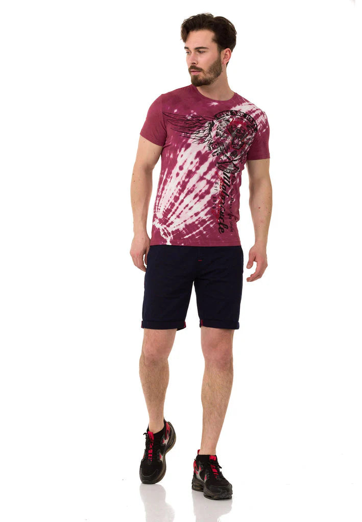 Cipo & Baxx SPEED red Herren T-Shirt CT769