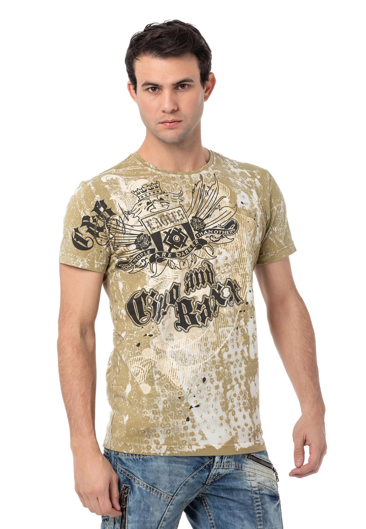 Cipo &amp; Baxx WATERFORD Camiseta Hombre CT694