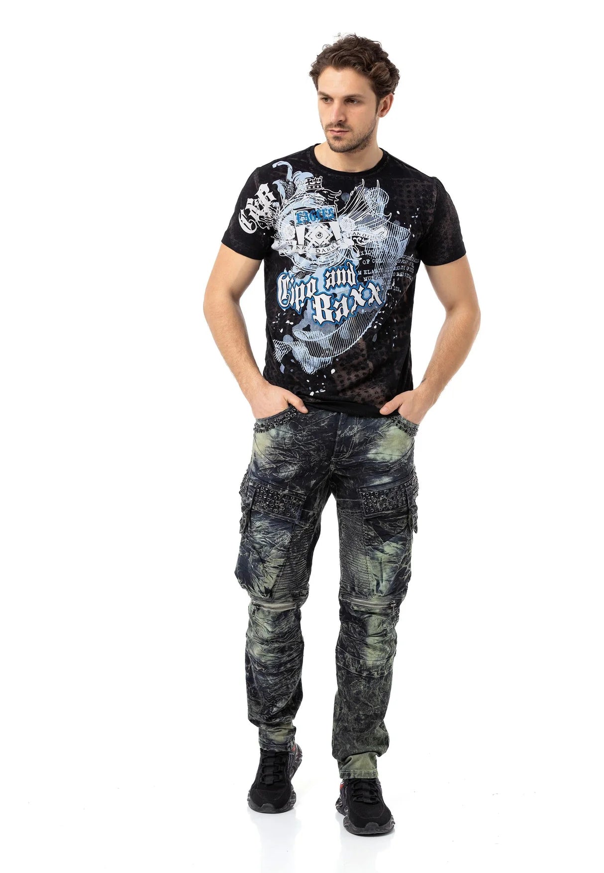 Cipo &amp; Baxx WATERFORD Camiseta Hombre CT694