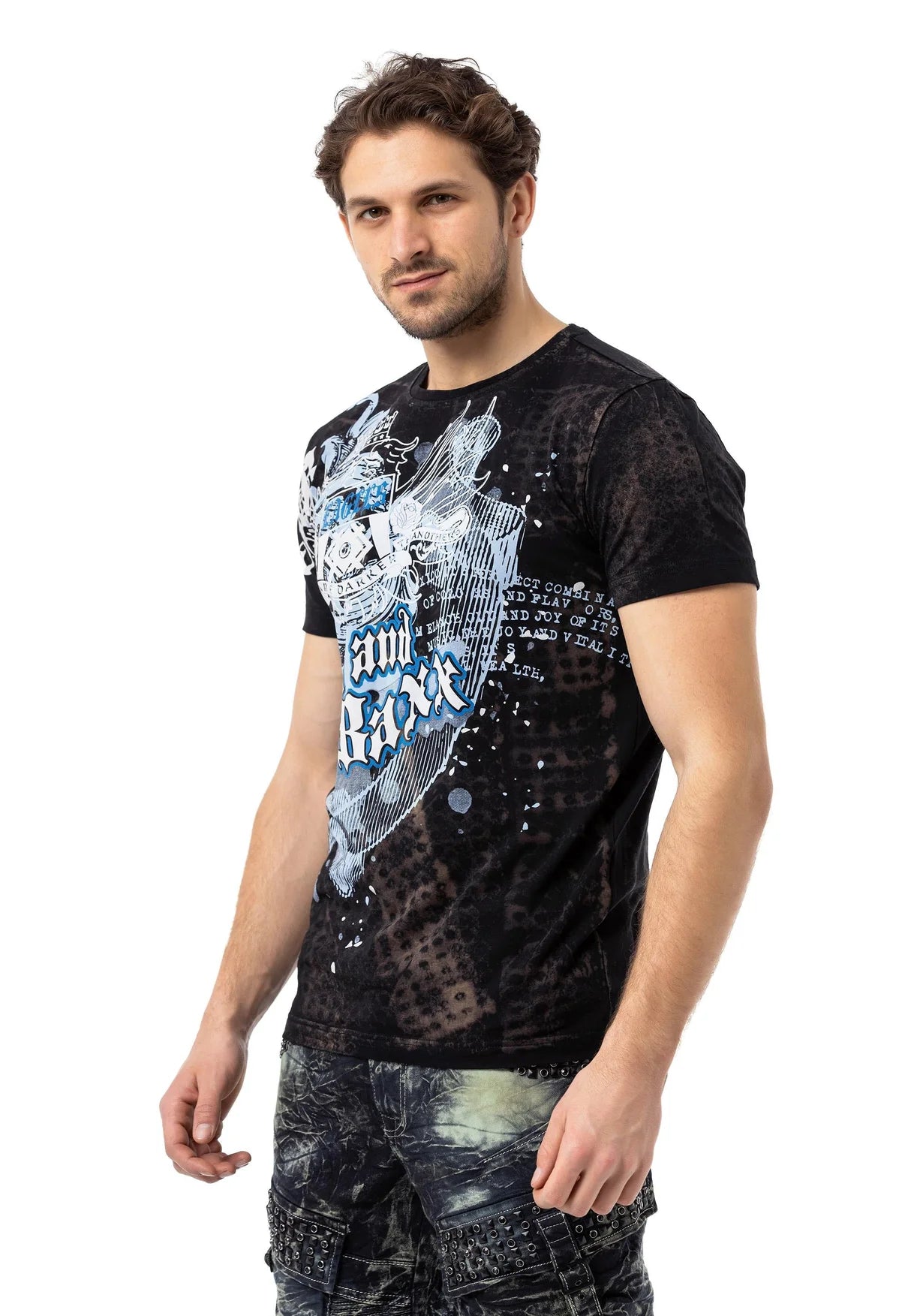 Cipo &amp; Baxx WATERFORD Camiseta Hombre CT694